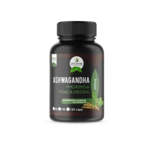 Ashwaganda + Moringa + Maca Negra 500 mg 60 caps
