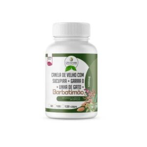 Canela de Velho + Sucupira + Garra D + Unha de Gato 500 mg 60 caps