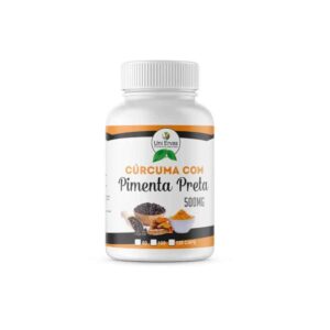 Cúrcuma com Pimenta Preta 500 mg 60 caps