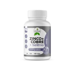 Zinco + Cobre + Selênio 500 mg 60 caps